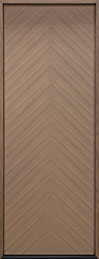 Oak Wood Veneer Modern Euro Technology Wood Entry Door - Single 