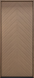 Oak Wood Veneer Modern Euro Technology Wood Entry Door - Single 
