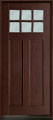 Mahogany Solid Wood Front Entry Door - Single 