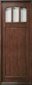 Mahogany Solid Wood Front Entry Door - Single 