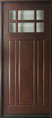 Mahogany Solid Wood Front Entry Door - Single 