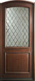 Mahogany Solid Wood Front Entry Door - Single 