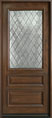 Cherry Solid Wood Front Entry Door - Single 