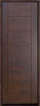 Mahogany Solid Wood Front Entry Door - Single 