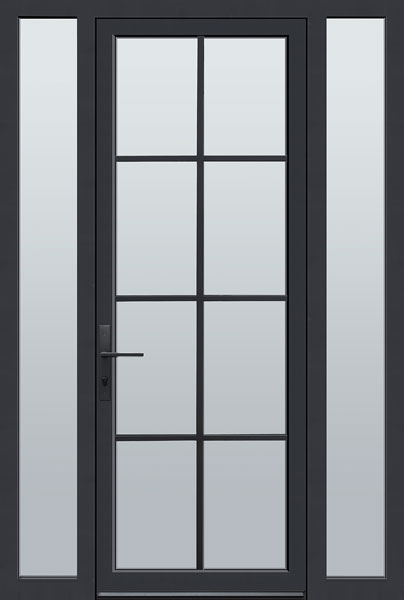 Aluminum Exterior Door EAL-SWT-W8-2SL-W1