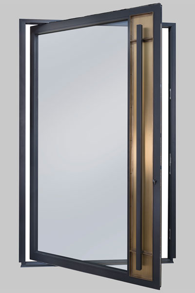 EST-W1-B2-Pivot_CST - Exterior Steel Door close-up 0
