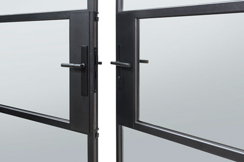 Exterior Steel Door Threshold 
 Modern Front Doors in California