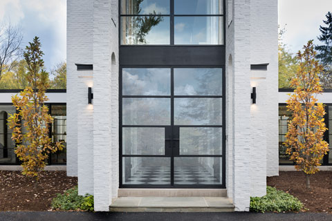Modern Steel Exterior Door EST-W4 Classic Gallery