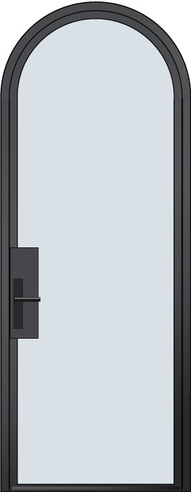 SteelExterior EST-W1-Arch Door Example Single Full-Arch
