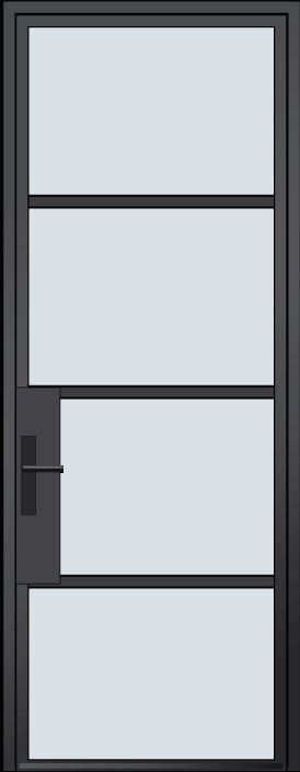 SteelExterior EST-W4 Door Example - Single