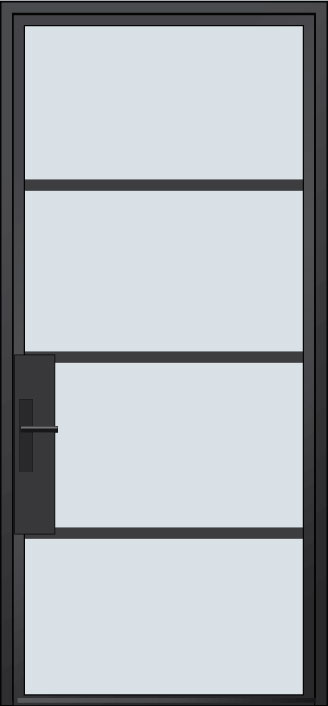 Steel & Glass Exterior Door EST-W4W