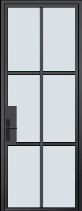Steel & Glass Exterior Door EST-W6 in California