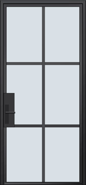 SteelExterior EST-W6W Door Example - Single