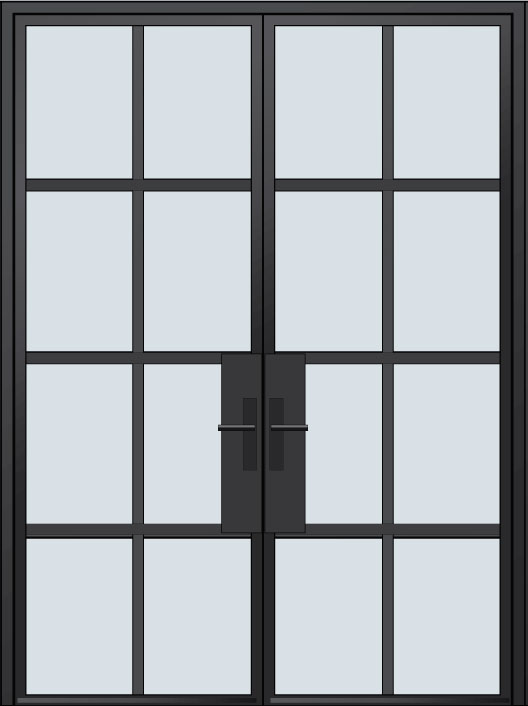 Steel Exterior Door Example: EST-W8-DD 7