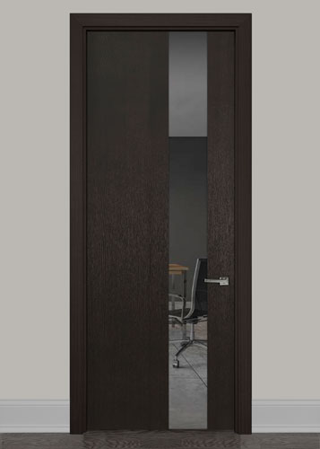 Modern Interior Door Model: LUX-GID5_Oak-Espresso