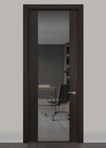 Modern Interior Door Model: LUX-GIF6_Oak-Espresso