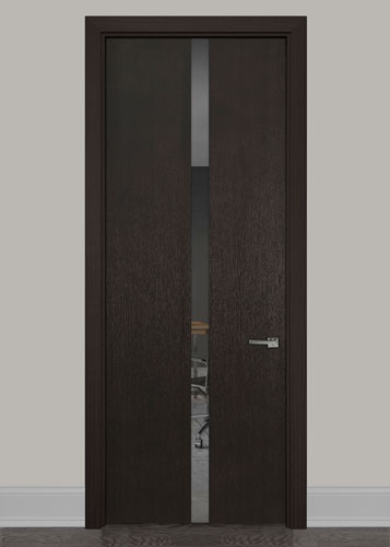 Modern Interior Door Model: LUX-GIL2_Oak-Espresso