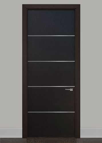 Modern Interior Door Model: LUX-IB30_Oak-Espresso