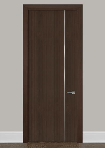 Modern Interior Door Model: LUX-IL11_Mahogany-Walnut