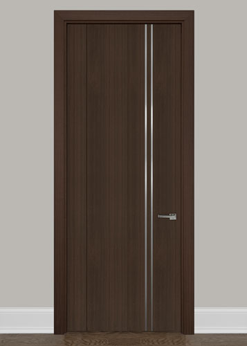 Modern Interior Door Model: LUX-IL12_Mahogany-Walnut