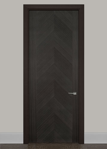 Modern Interior Door Model: LUX-S717_Mahogany-Espresso