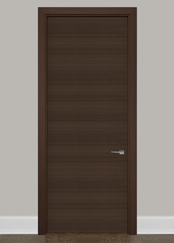 Modern Interior Door Model: LUX-SA11_Mahogany-Walnut