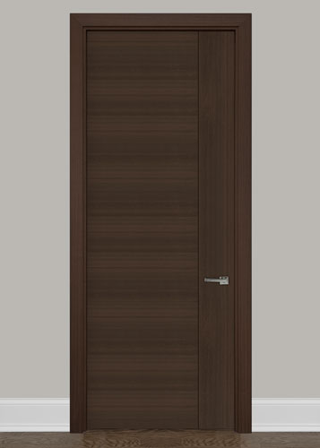 Modern Interior Door Model: LUX-SA12_Mahogany-Walnut