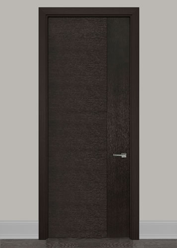 Modern Interior Door Model: LUX-SA12_Oak-Espresso