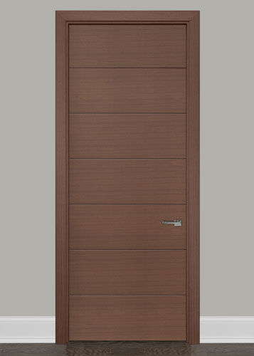 Modern Interior Door Model: LUX-SA40_Mahogany-Earth