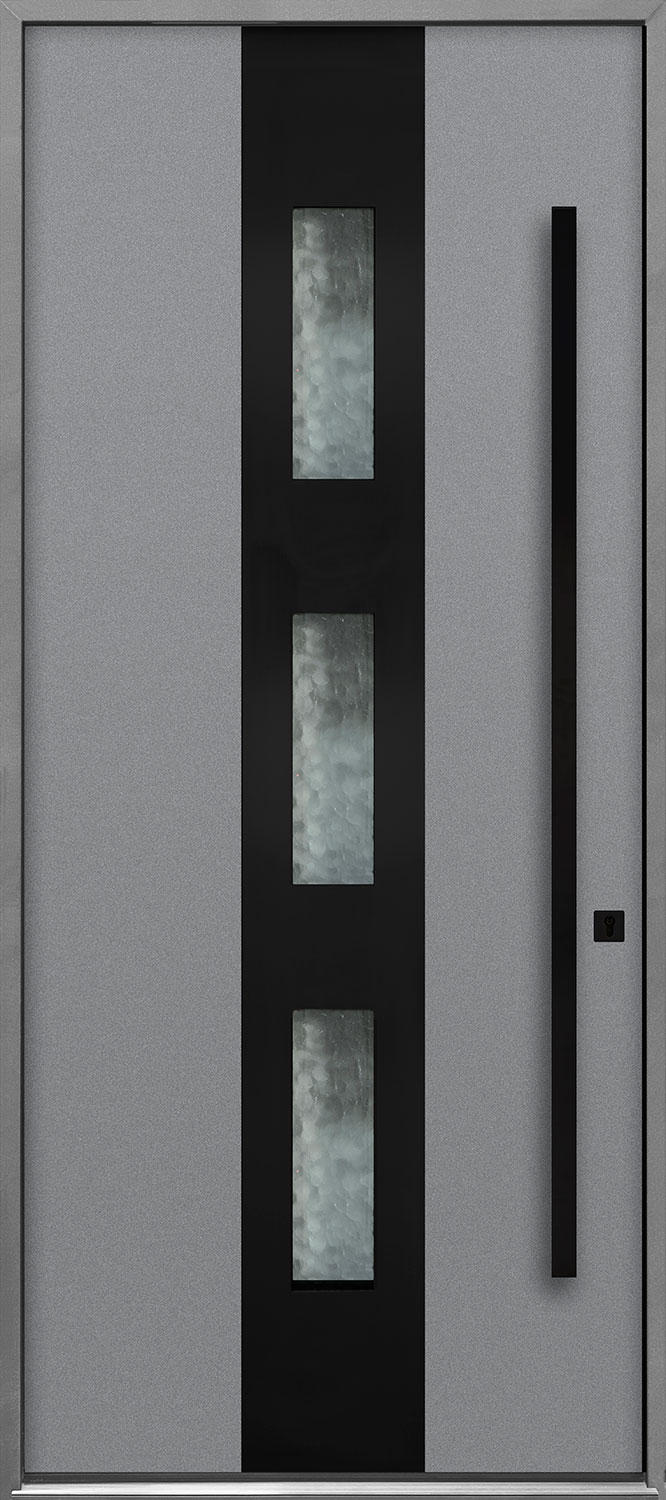 Aluminum Exterior Aluminum Clad Wood Front Door  - GD-ALU-C2B CST