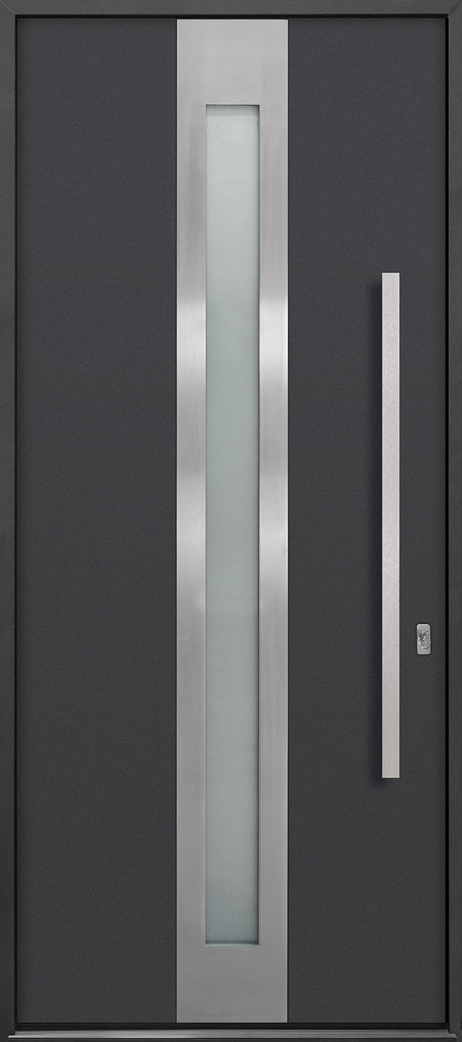 Aluminum Exterior Aluminum Clad Wood Front Door  - GD-ALU-D4 