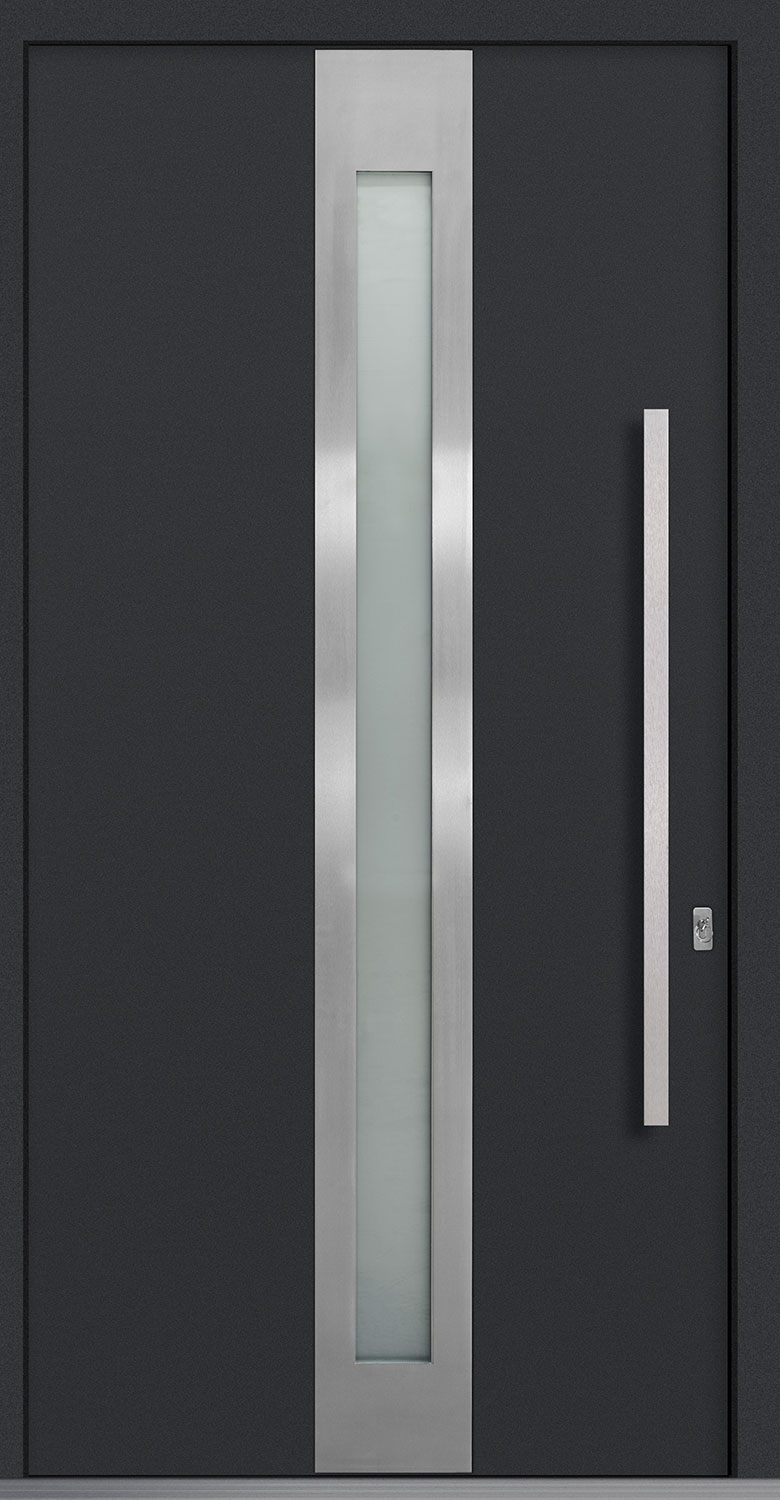 Aluminum Exterior Aluminum Clad Wood Front Door  - GD-PVT-ALU-D4