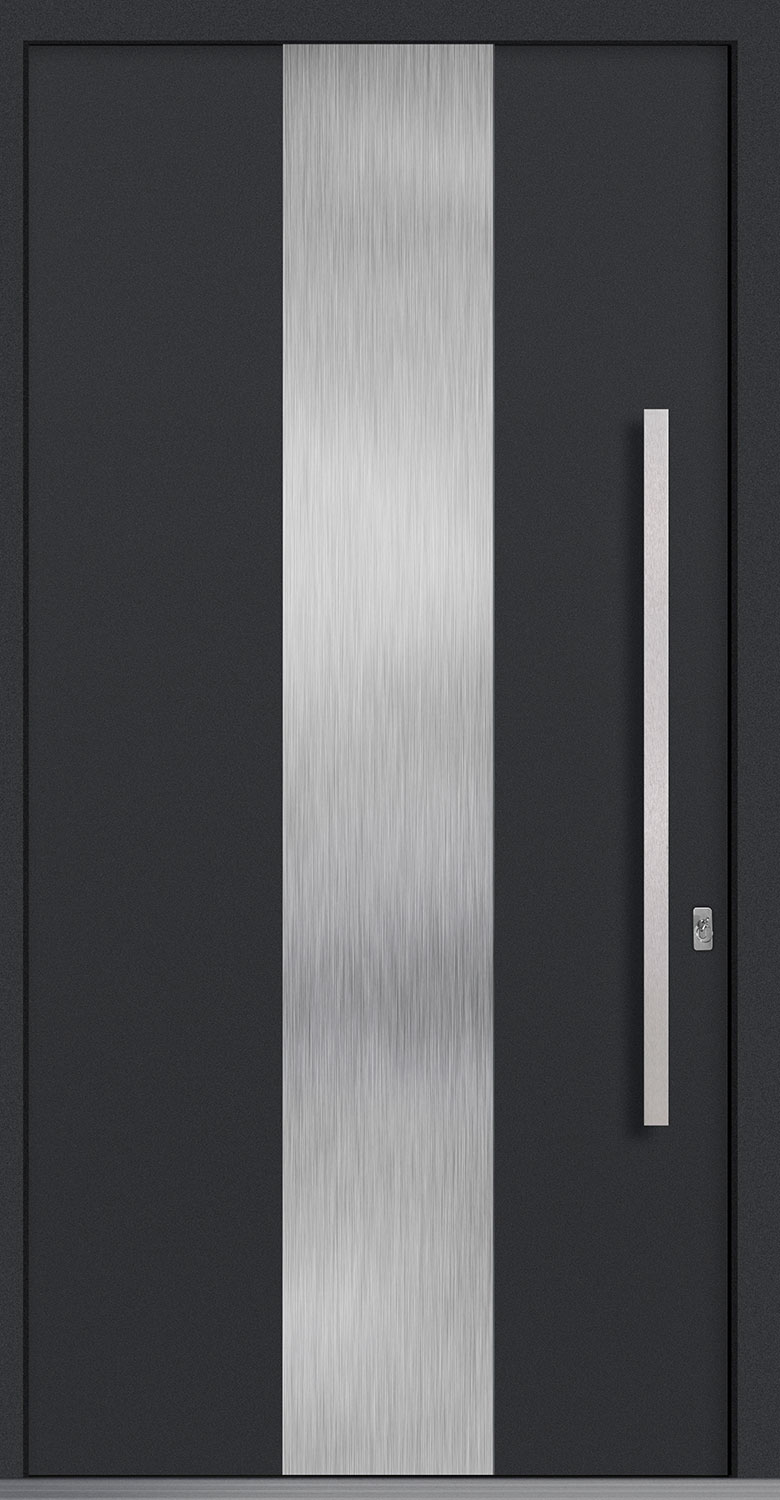 Aluminum Exterior Aluminum Clad Wood Front Door  - GD-PVT-ALU-M2