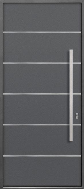 Aluminum Exterior Aluminum Clad Wood Front Door  - GD-ALU-B3 
