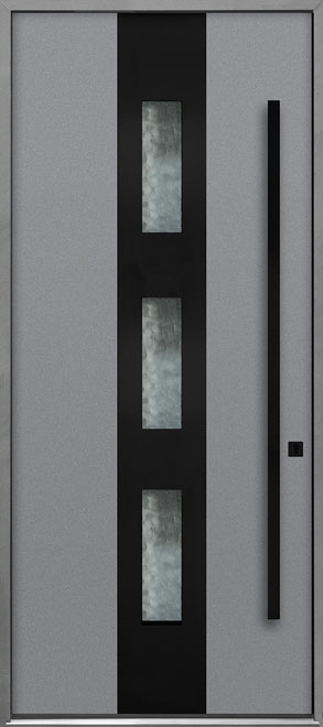 Aluminum Exterior Aluminum Clad Wood Front Door  - GD-ALU-C2B 