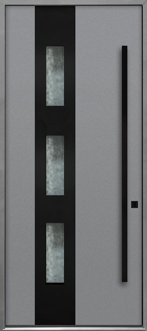 Aluminum Exterior Aluminum Clad Wood Front Door  - GD-ALU-C3B 