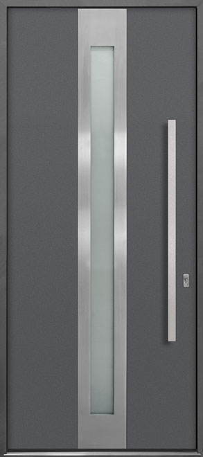 Aluminum Exterior Aluminum Clad Wood Front Door  - GD-ALU-D4 