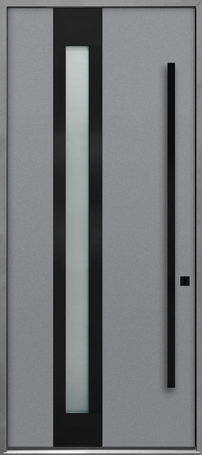 Aluminum Exterior Aluminum Clad Wood Front Door  - GD-ALU-D5B 