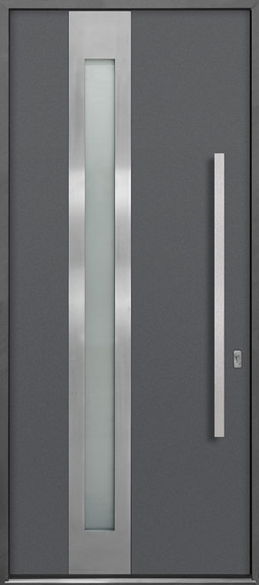 Aluminum Exterior Aluminum Clad Wood Front Door  - GD-ALU-D5 
