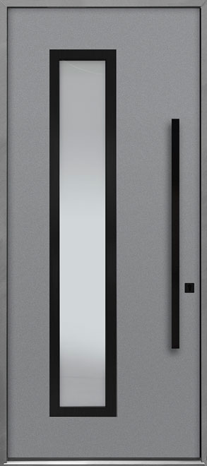 Aluminum Exterior Aluminum Clad Wood Front Door  - GD-ALU-E5B 