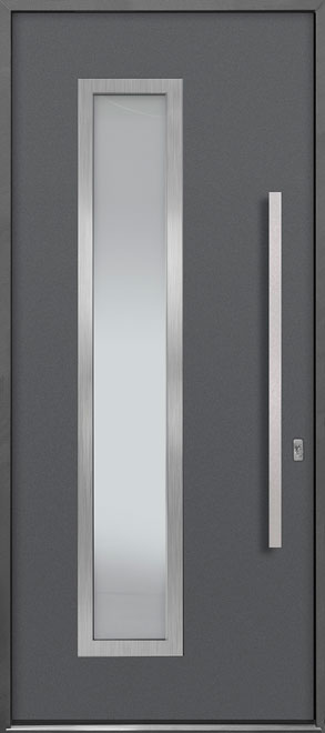 Aluminum Exterior Aluminum Clad Wood Front Door  - GD-ALU-E5 