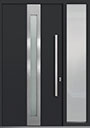GD-ALU-D4 1SL Single with 1 Sidelite Pivot Door