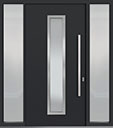 DB-ALU-E4 2SL Single with 2 Sidelites Pivot Door
