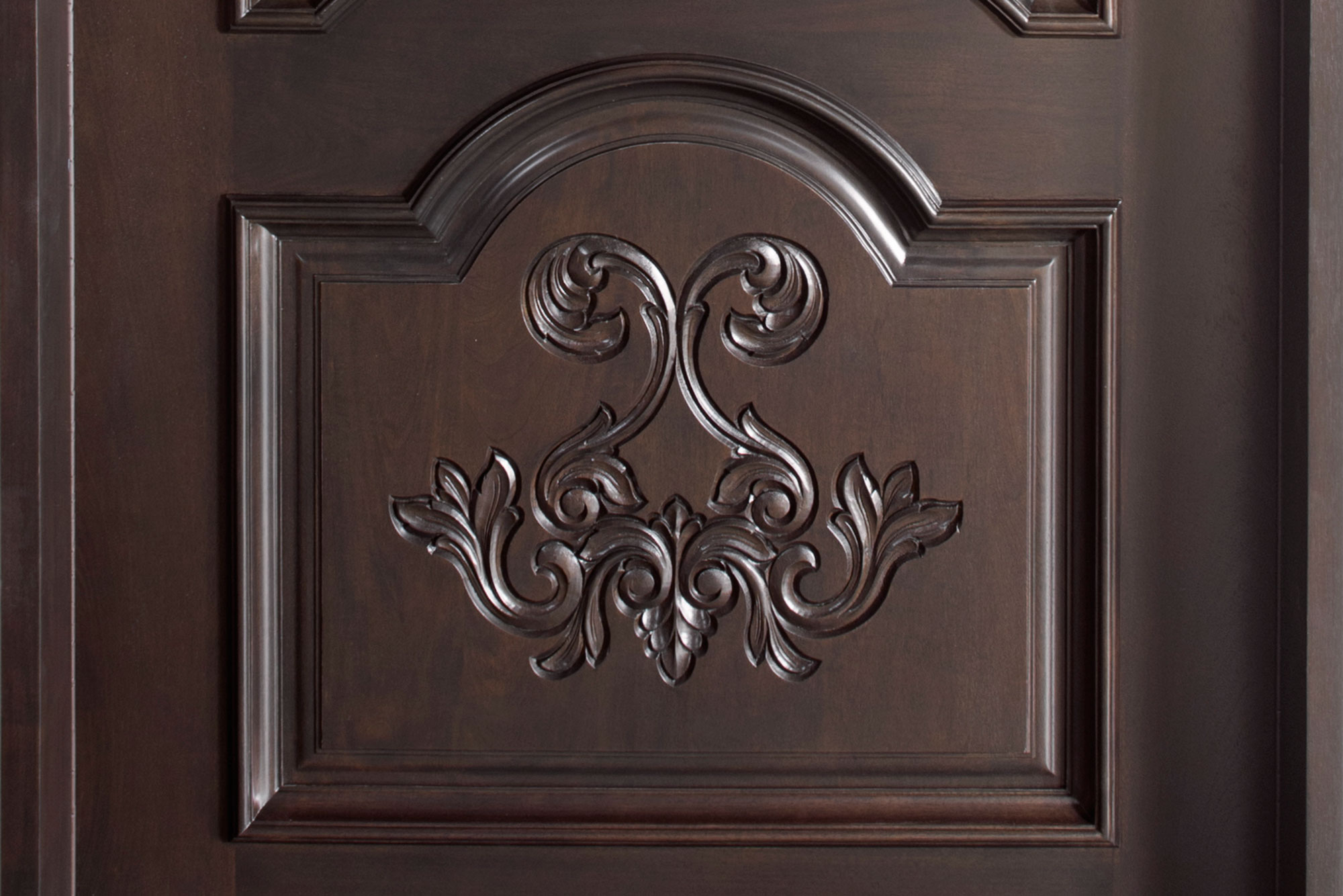 Door Model H010_F_CST_Mahogany-Espresso Heritage Front Door
