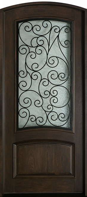 Heritage Mahogany Wood Front Door  - GD-H005 F CST