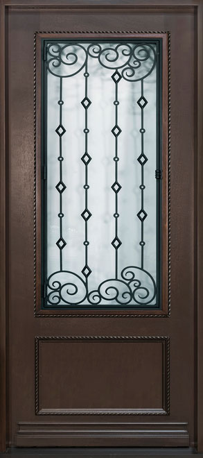 Heritage Mahogany Wood Front Door  - GD-H011 S CST