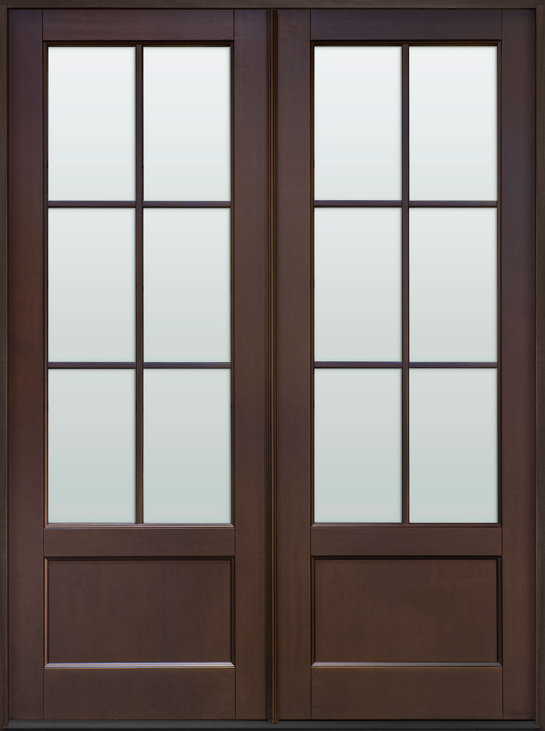Classic Mahogany Wood Front Door  - GD-106P DD CST