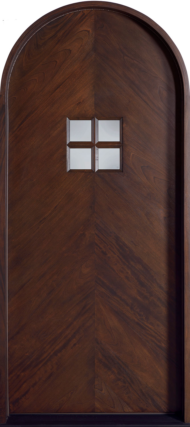 Classic Mahogany Wood Front Door  - GD-558 CST