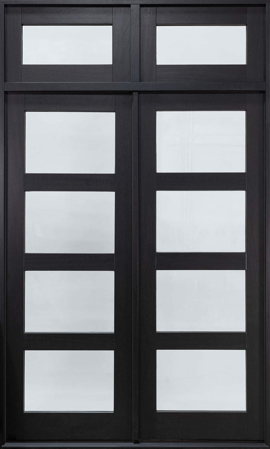 Modern Euro Collection Mahogany Wood Front Door  - GD-823 DD TR CST