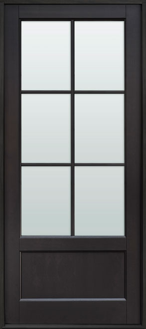 Classic Mahogany Wood Front Door  - GD-106PW CST